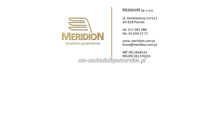 meridion-sp-z-o-o